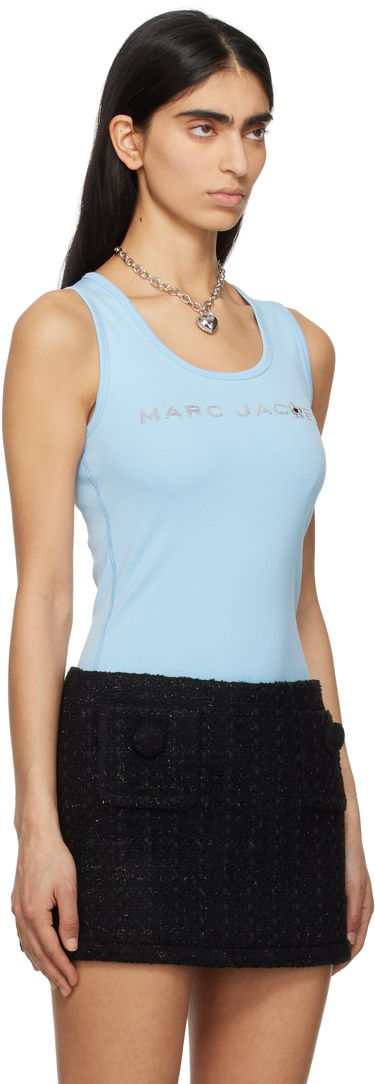 Majica brez rokavov Marc Jacobs Marc Jacobs Daisy Sequin Tank Top Modra | 2S5RTP080C11, 1
