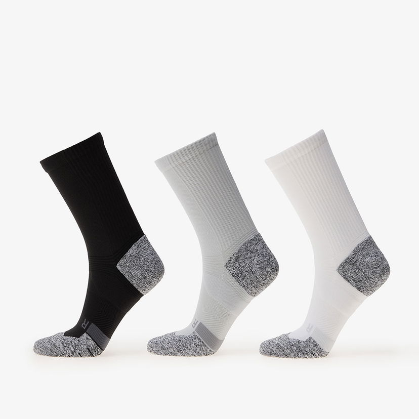 Nogavice Under Armour AD Pro Mid Socks 3-Pack Black Večbarvna | 1387048-001
