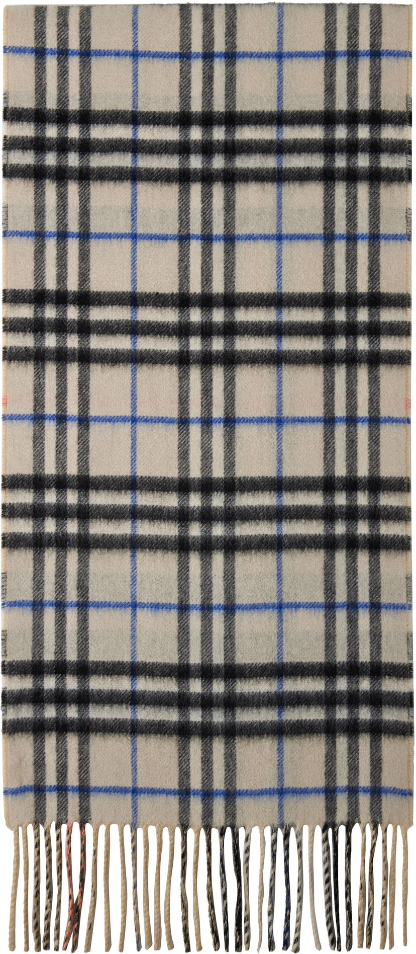 Šala Burberry Burberry Medium Cashmere Check Scarf Bež | 8090952