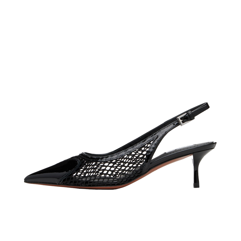 Superge in čevlji Alaïa Slingback Heels with Heart Cutout Črna | AA3E057CK204