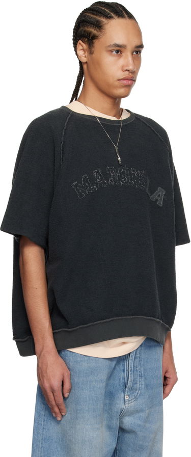 Pleteni pulover Maison Margiela Maison Margiela Logo Short-Sleeve T-Shirt Črna | S50GU0229 M25021, 1