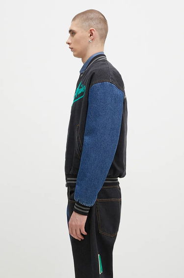 Bomber jakna Aries Varsity Denim Jacket Črna | AR7030302, 1
