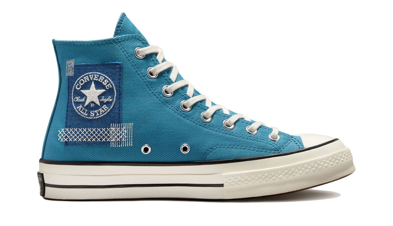 Superge in čevlji Converse Chuck 70 High Patchwork Modra | A00733C, 0