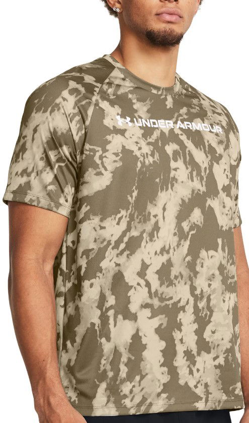 Majica Under Armour UA TECH ABC CAMO SS-BRN Bež | 1361698-289