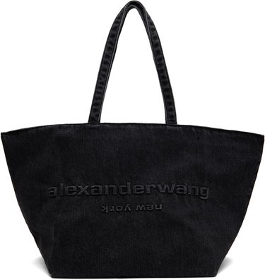 Tote bag Alexander Wang Alexander Wang Punch Denim Tote Črna | 20125T30T, 0