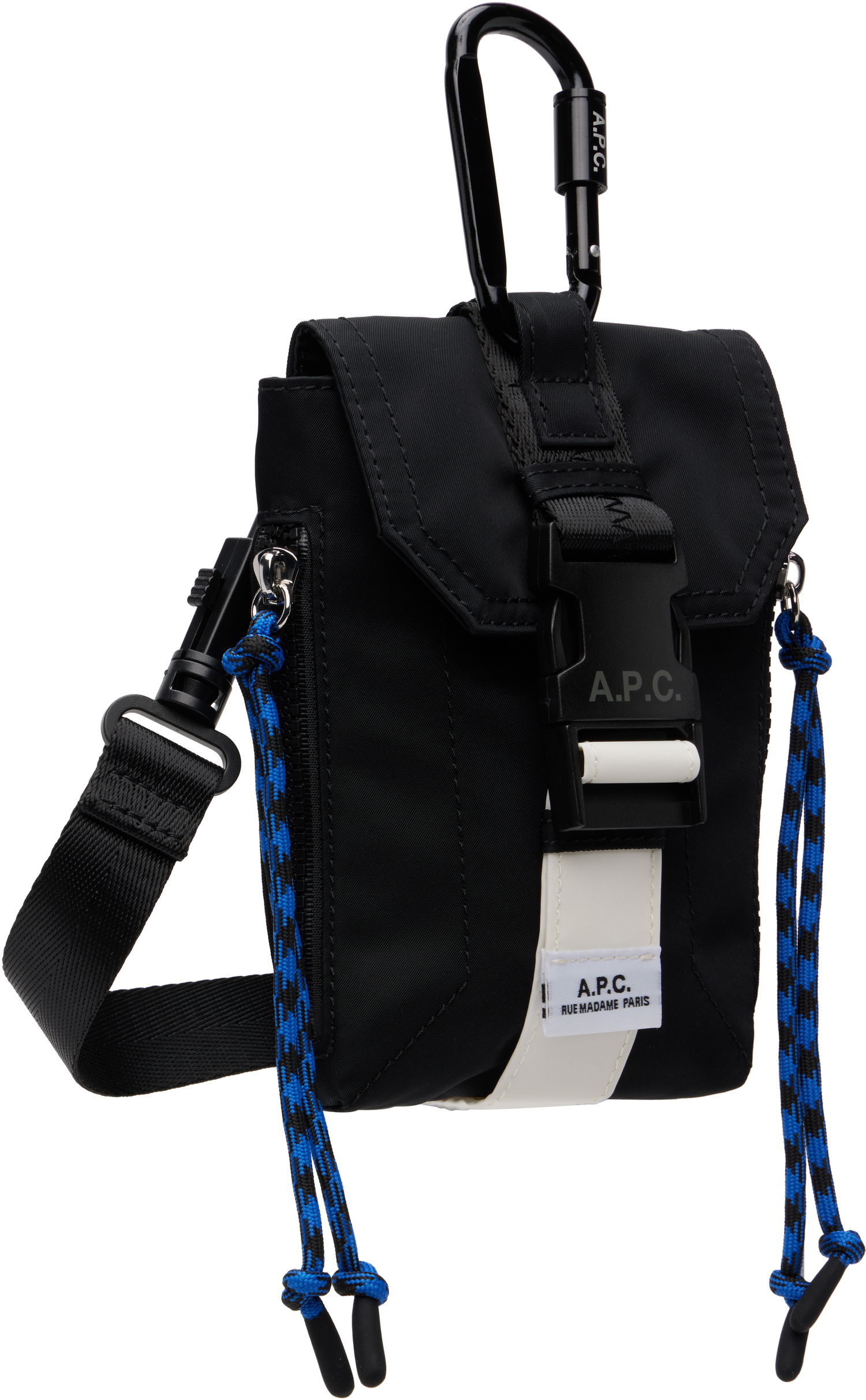 Torba za čez ramo A.P.C. Trek Crossbody Pouch Črna | PAAGR-H61733, 1