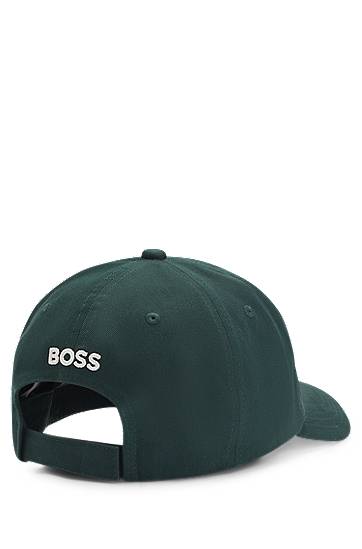 Kapa BOSS Cotton Twill Cap "I'm Not From Here" Zelena | 50535387, 1