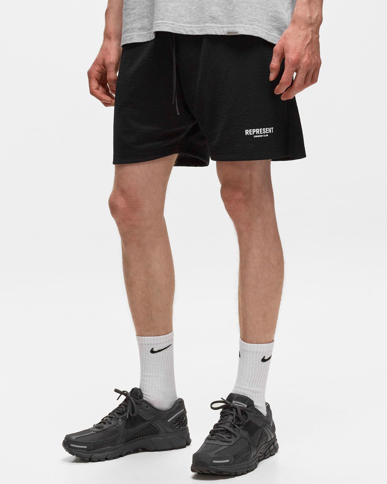 Kratke hlače Represent Clo Represent Owners Club Mesh Shorts Black Črna | M09050-01, 1