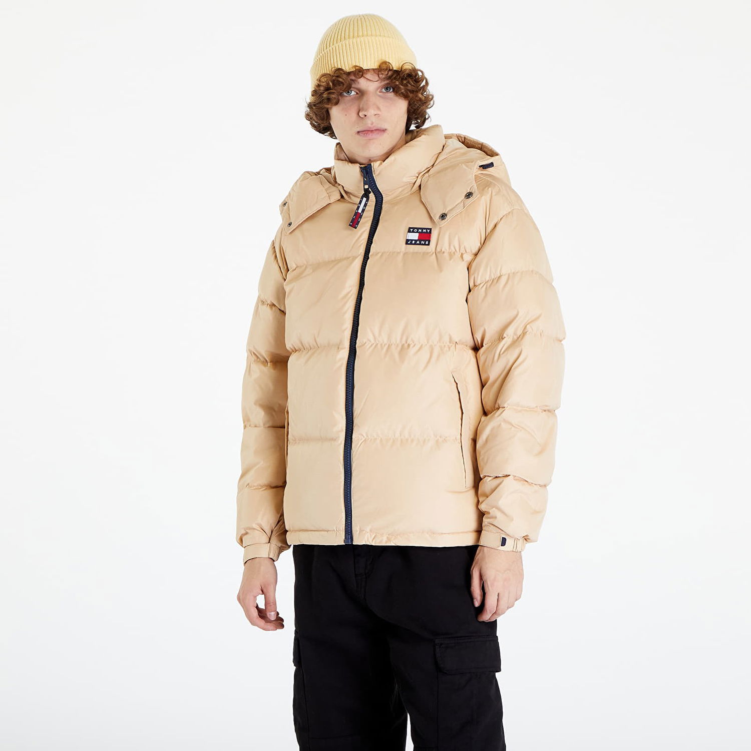 Puhovka Tommy Hilfiger Jeans Alaska Puffer Bež | DM0DM15445 AB4, 0