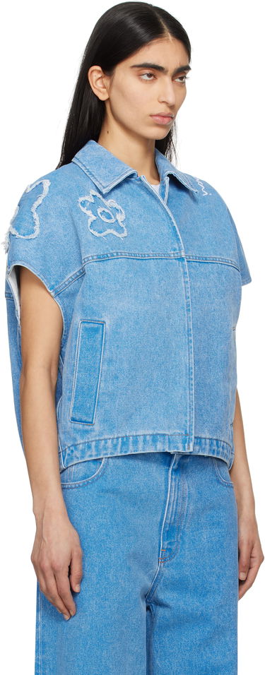 Telovnik Marni Marni Dilies Patch Denim Vest Modra | JKJD0315QS USCX34, 1