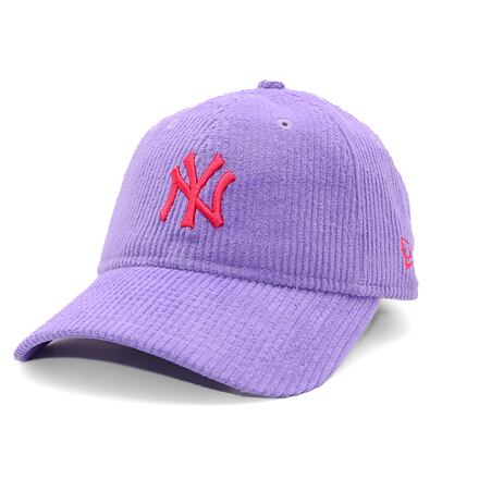 Kapa New Era Corduroy 9TWENTY NY Yankees Adjustable Hat Lila | 60595365