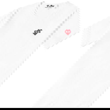 Majica Comme des Garçons Play Invader Heart Tee Bela | P1T322-3, 0