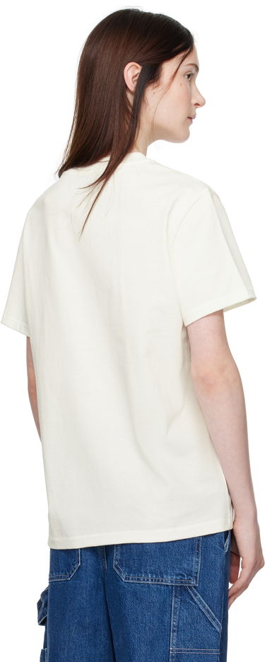 Majica A.P.C. Print Label T-Shirt Bela | COHBU-M26442, 2