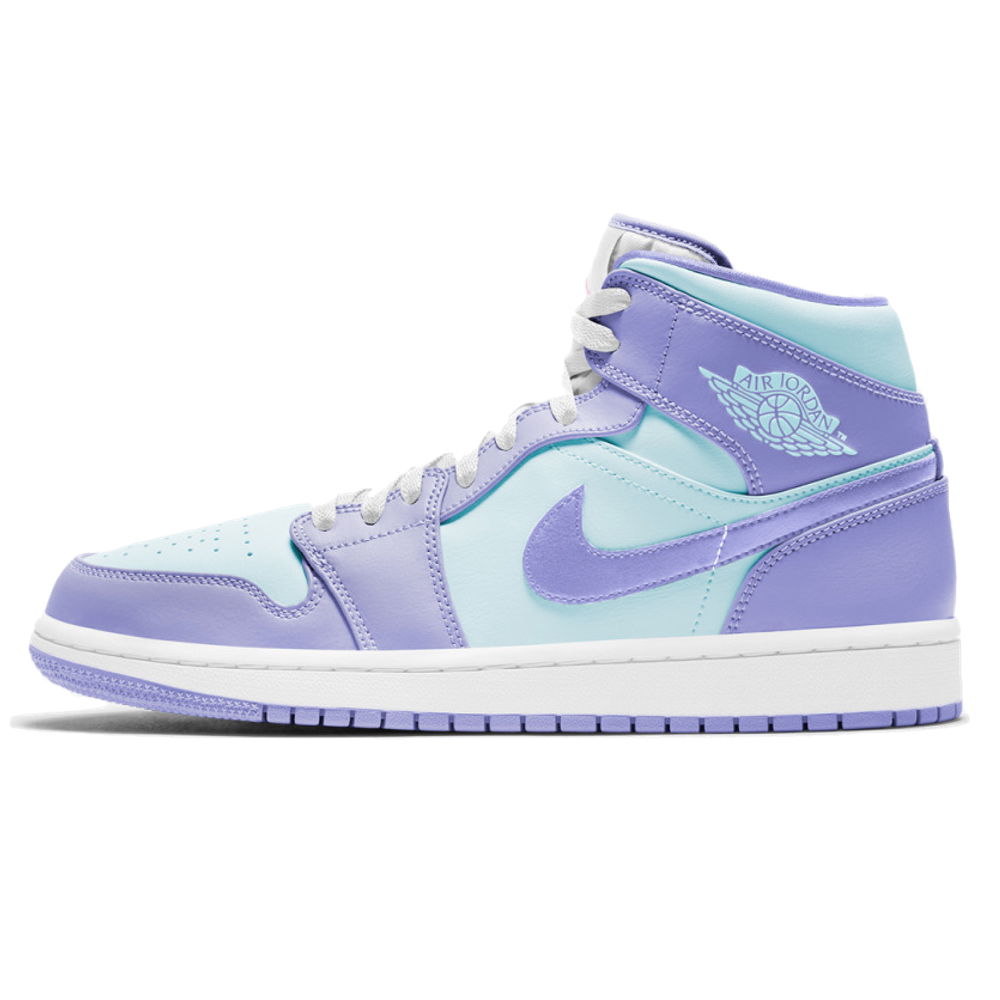 Superge in čevlji Jordan Air Jordan 1 Mid "Purple Pulse Glacier Blue" Turkizna | 554724-500, 0