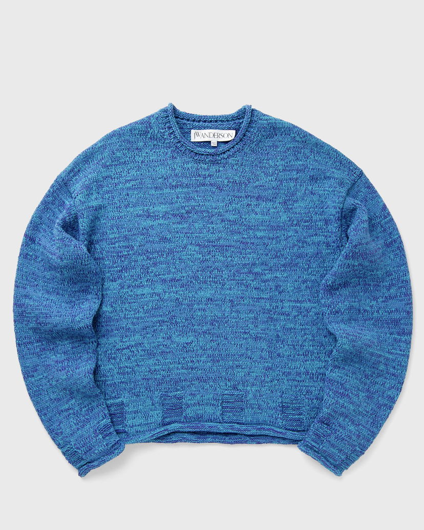 Pleteni pulover JW Anderson JW Anderson Space Dye Jumper Modra | KW1350-YN0409-825