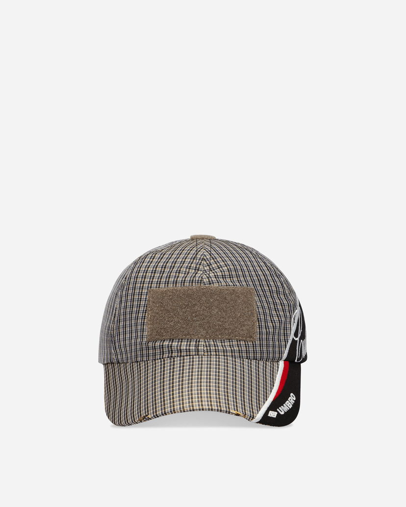 Kapa Umbro Cult Unity Plaid Velcro Patch Cap with Striped Brim Večbarvna | UBMW235FA20 BEG0024