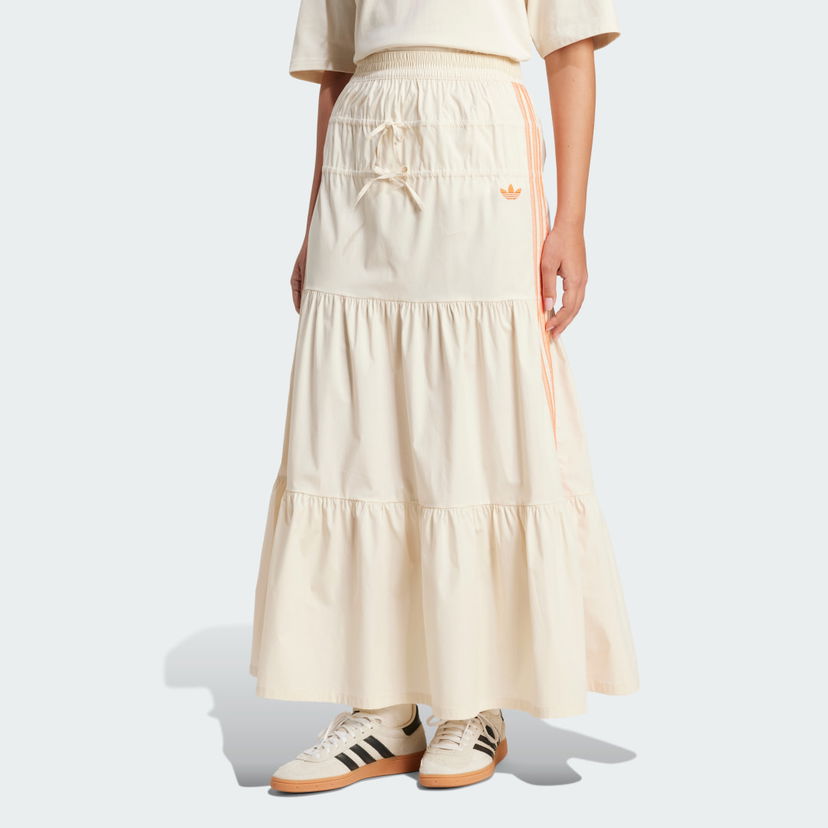 Krila adidas Originals adidas Originals Summer Glow Tiered Maxi Skirt Bež | KC0768