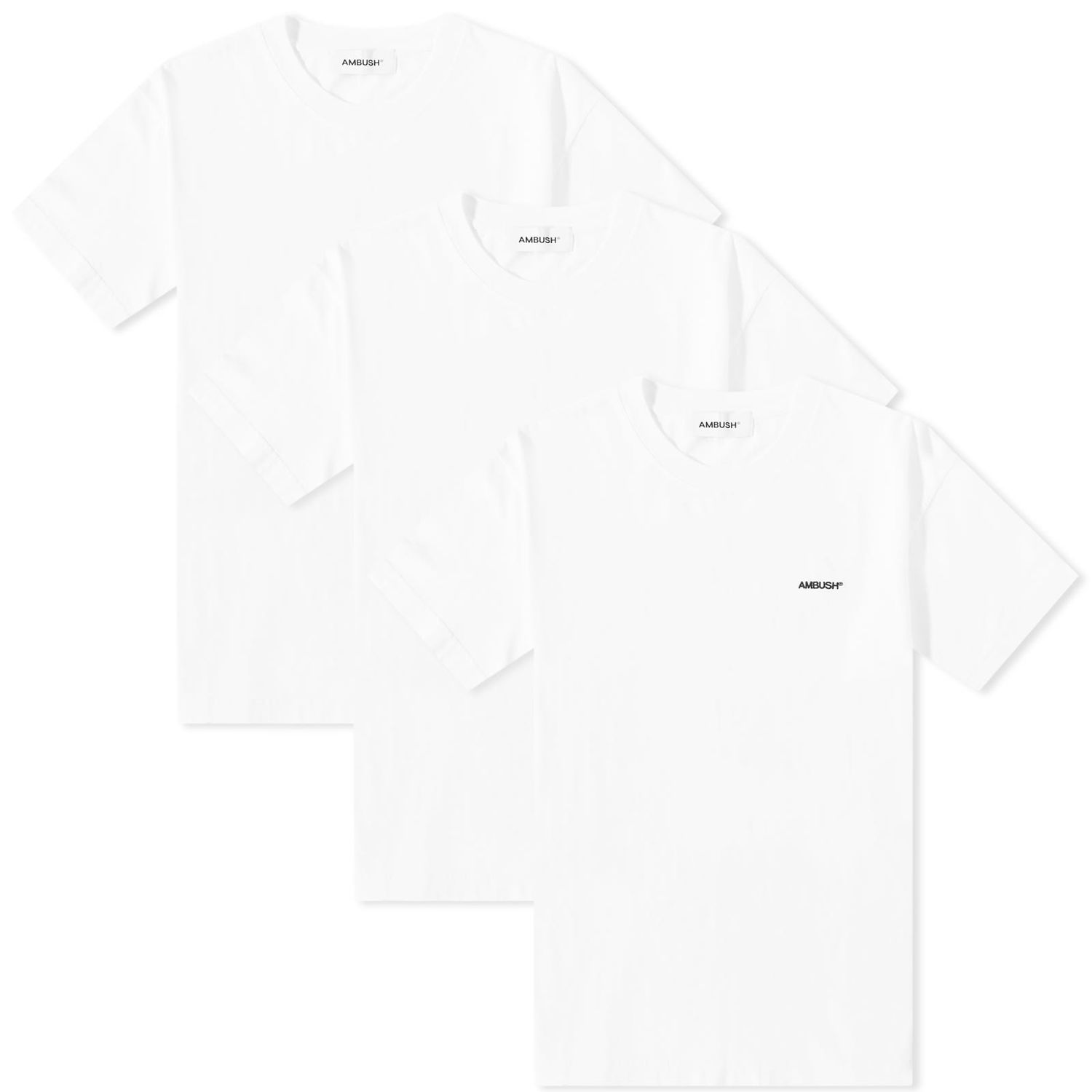 Majica Ambush 3-Pack Logo Tee Bela | BMAA035S23JER0020100, 0