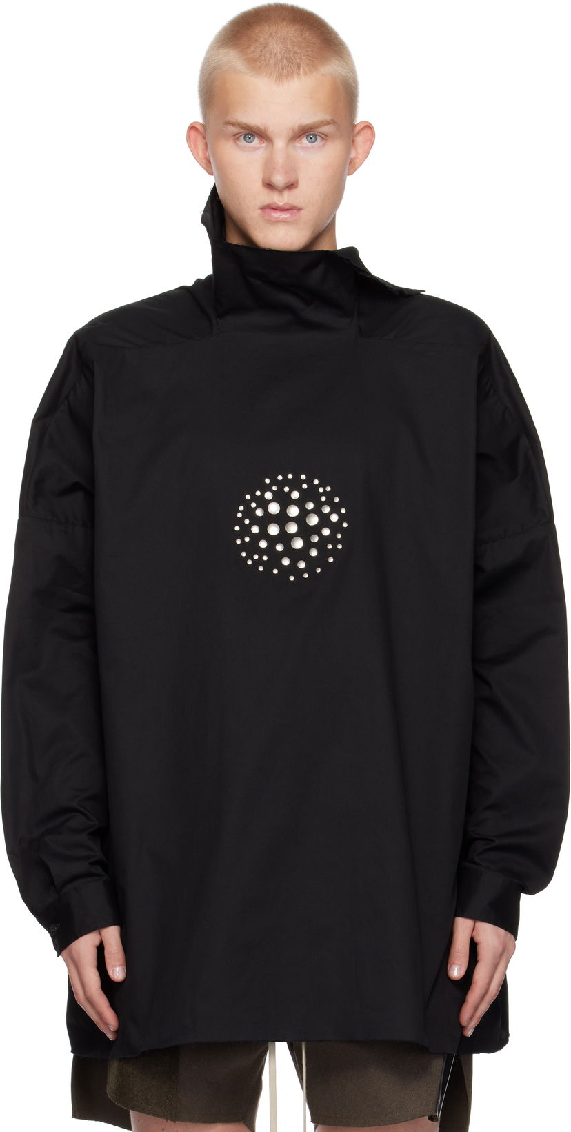 Srajce Rick Owens Orb Long Sleeve Shirt Črna | RR02D6209 CDRES3