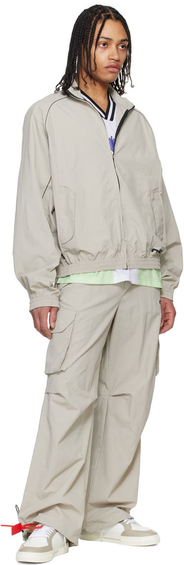 Vetrovka Off-White Off-White Split Track Jacket Bež | OMBD05AS25FAB0010500, 3