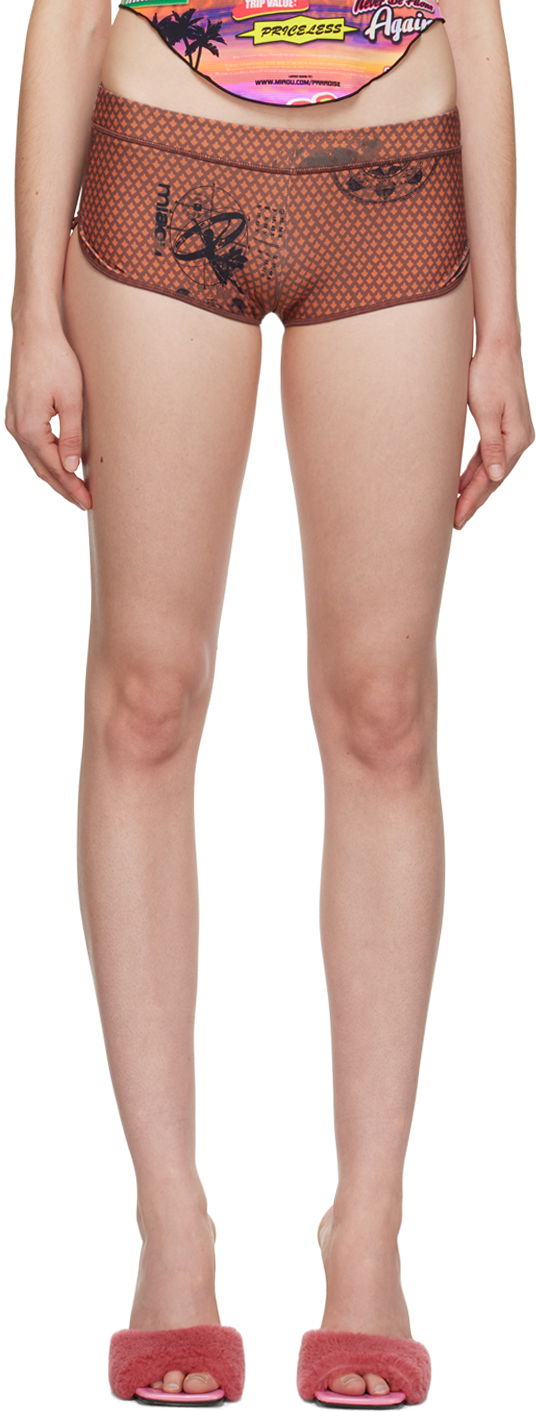 Spodnjice Miaou Miaou Frankie Shorts Rjava | 2023SWATL