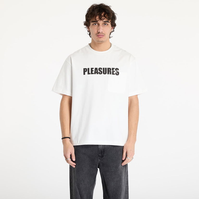 Majica Pleasures White Bela | P24W009 WHITE