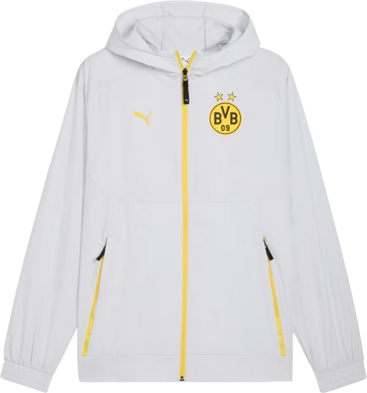 Jakna Puma Borussia Dortmund Tech Woven Jacket Bela | 781698-18, 0