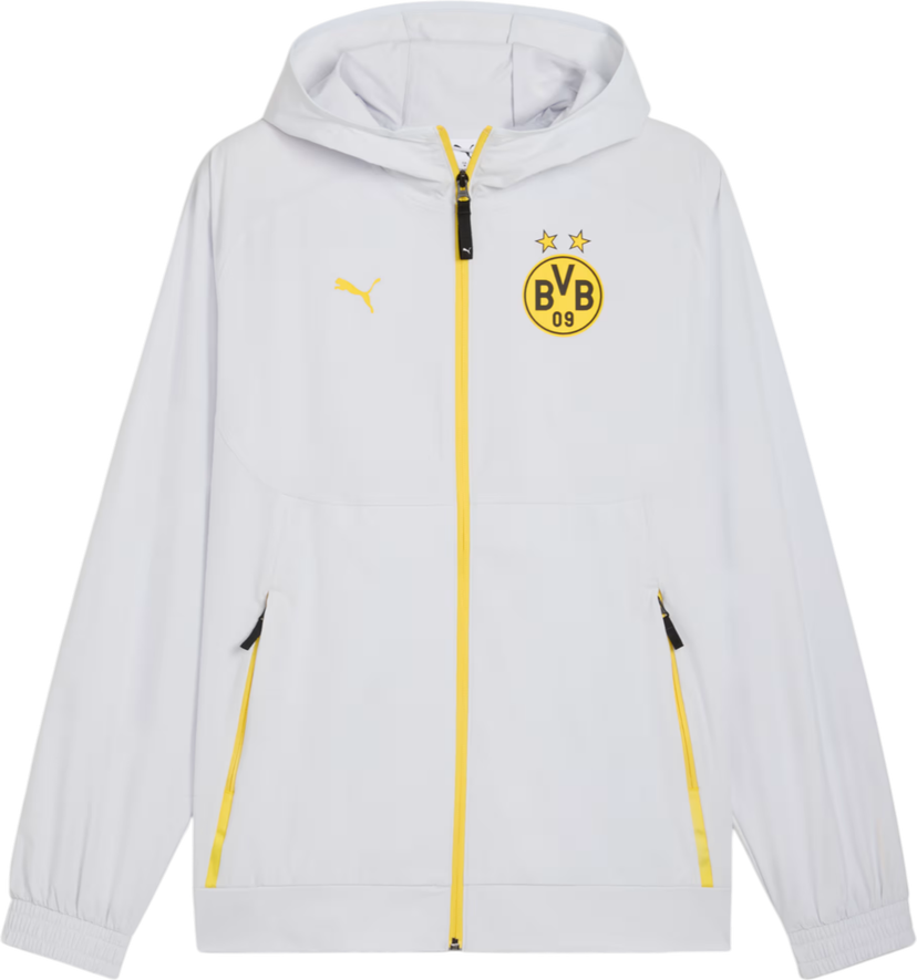 Jakna Puma Borussia Dortmund Tech Woven Jacket Bela | 781698-18