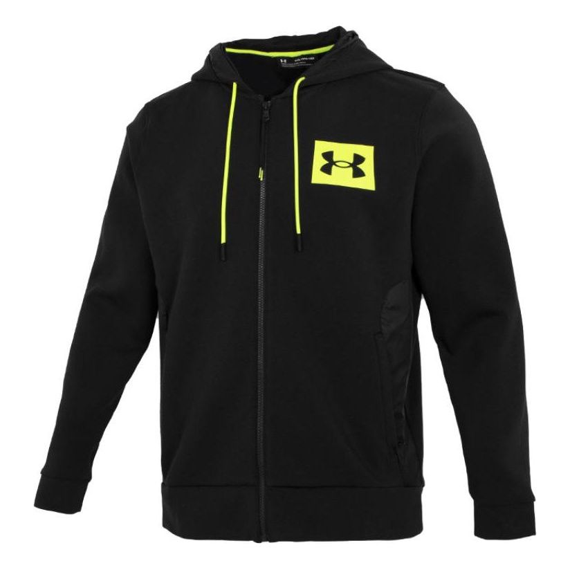 Pulover Under Armour Summit Knit Full-Zip Hoodie Črna | 1366232-001