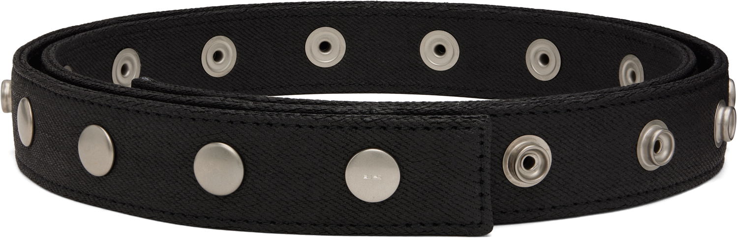 Pasovi Rick Owens Rick Owens DRKSHDW Hollywood Snaps Belt Črna | DA01E3441 BWES2, 0