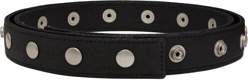 Pasovi Rick Owens Rick Owens DRKSHDW Hollywood Snaps Belt Črna | DA01E3441 BWES2