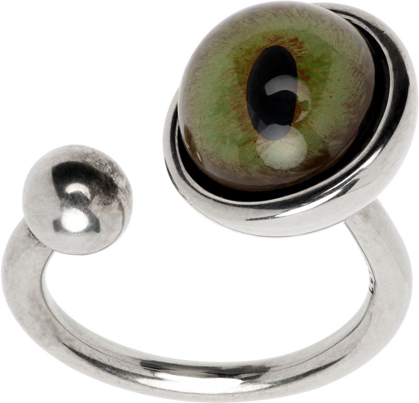 Prstan LEMAIRE Lemaire Cat Eye Ring Kovinski | JW0071 LO036