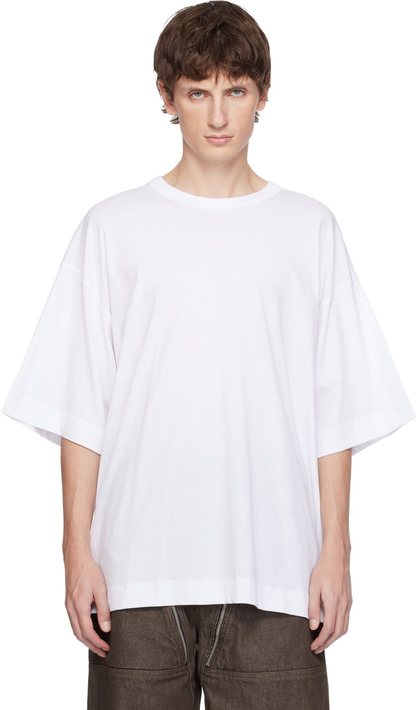 Majica Dries Van Noten Dries Van Noten Oversized T-shirt Bela | 252-021102-2600