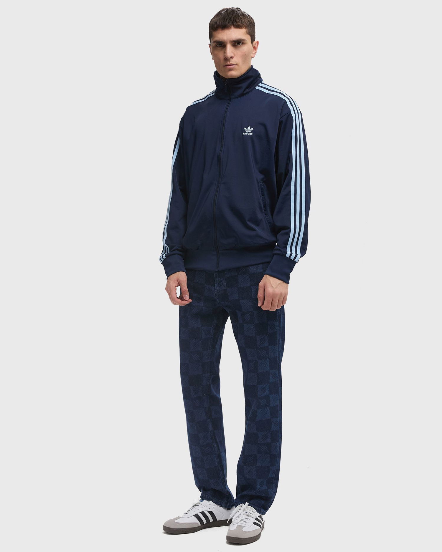 Trenirka adidas Performance Classics Firebird Track Jacket Modra | JP2544, 1