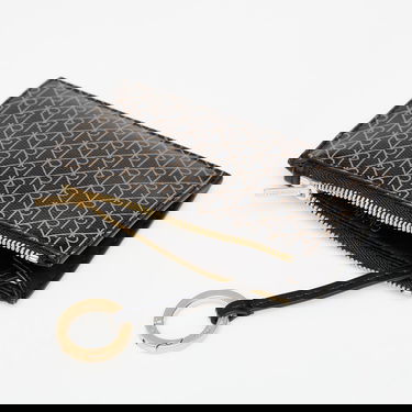 Denarnica CALVIN KLEIN Calvin Klein Emblem Aop Top Zip Cardholder Črna | LV04F1084G 2XA, 1