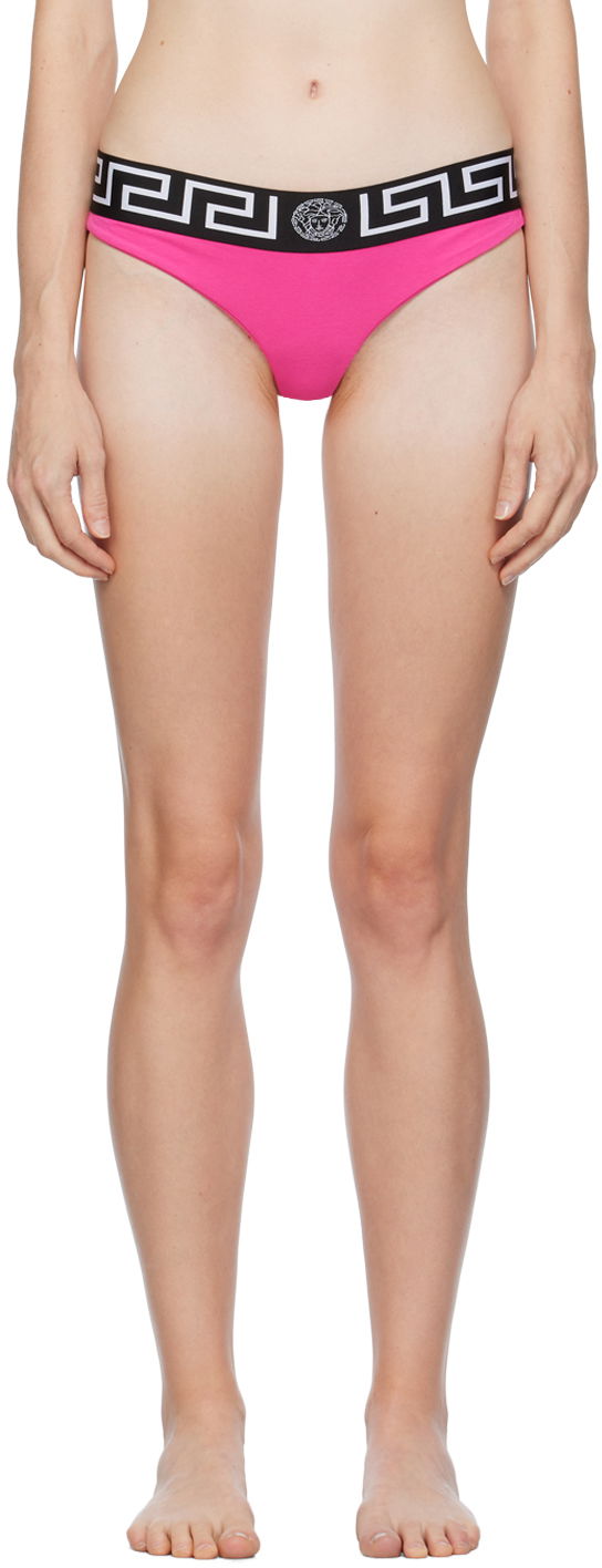 Spodnjice Versace Greca Underwear Briefs Roza | 1009528_A232741