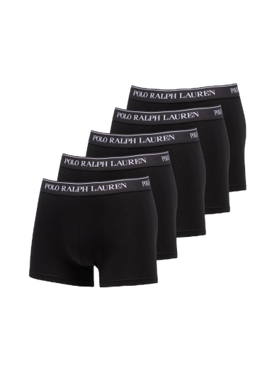 Boksarice Polo by Ralph Lauren Stretch Cotton Five Classic Trunks Črna | 714864292001