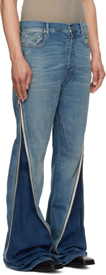Kavbojke Rick Owens Rick Owens DRKSHDW Hollywood Bolan Banana Jeans Modra | DU01E3363 SDWB, 1