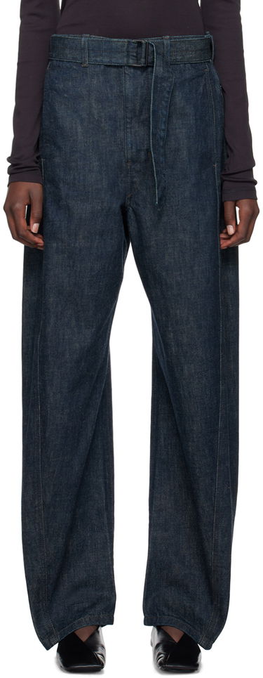 Kavbojke LEMAIRE Twisted Belted Jeans Modra | PA326 LD068, 0
