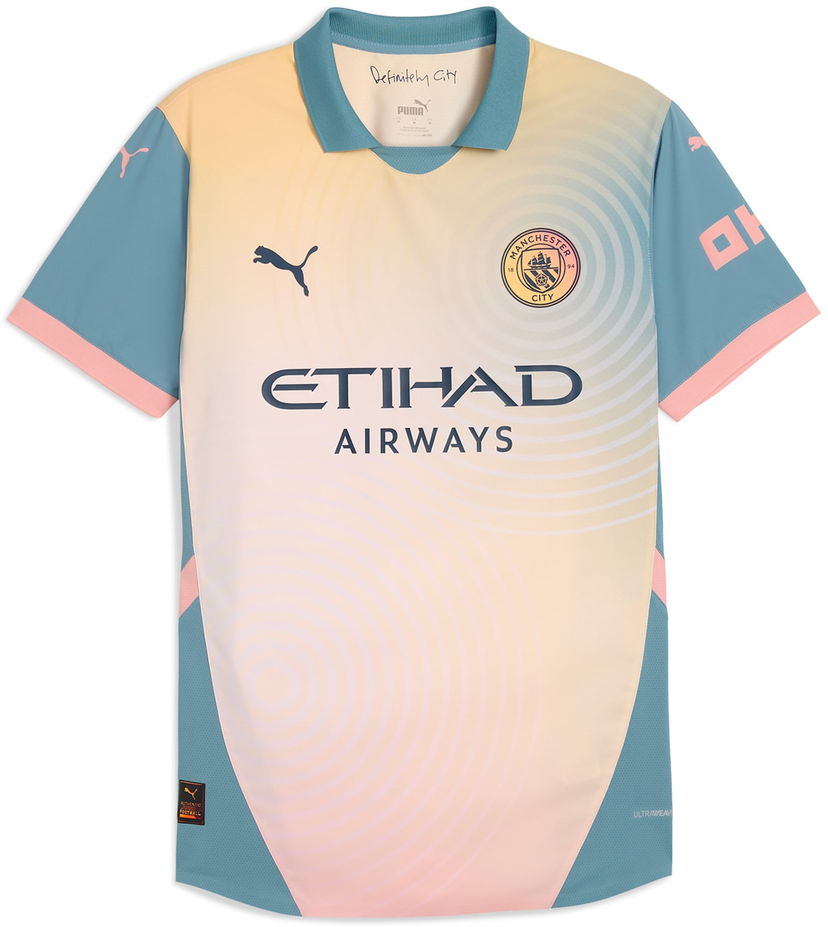 Dres Puma Manchester City 24/25 Authentic Fourth Jersey Bež | 778616-04