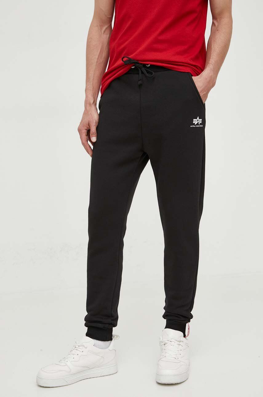 Trenirka Alpha Industries Running Basic Jogger Črna | 116370.03, 0