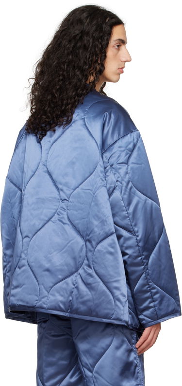 Puhovka JW Anderson JW Anderson Oversized Quilted Jacket Modra | JK0364-PG1680, 2
