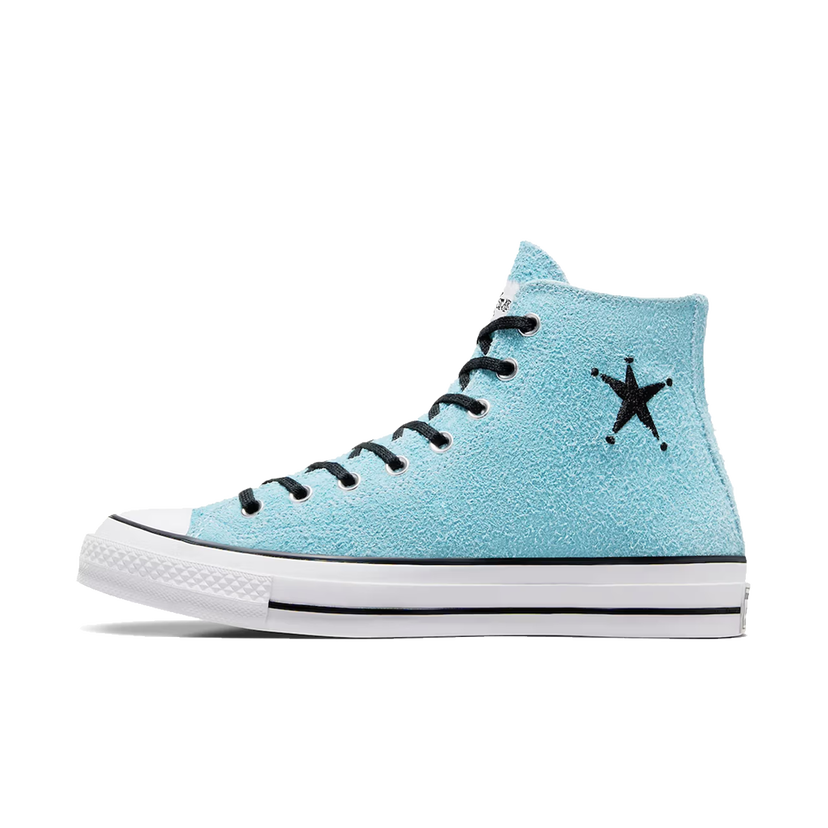 Superge in čevlji Converse Stüssy x Chuck 70 High "Sky Blue" Modra | A07663C