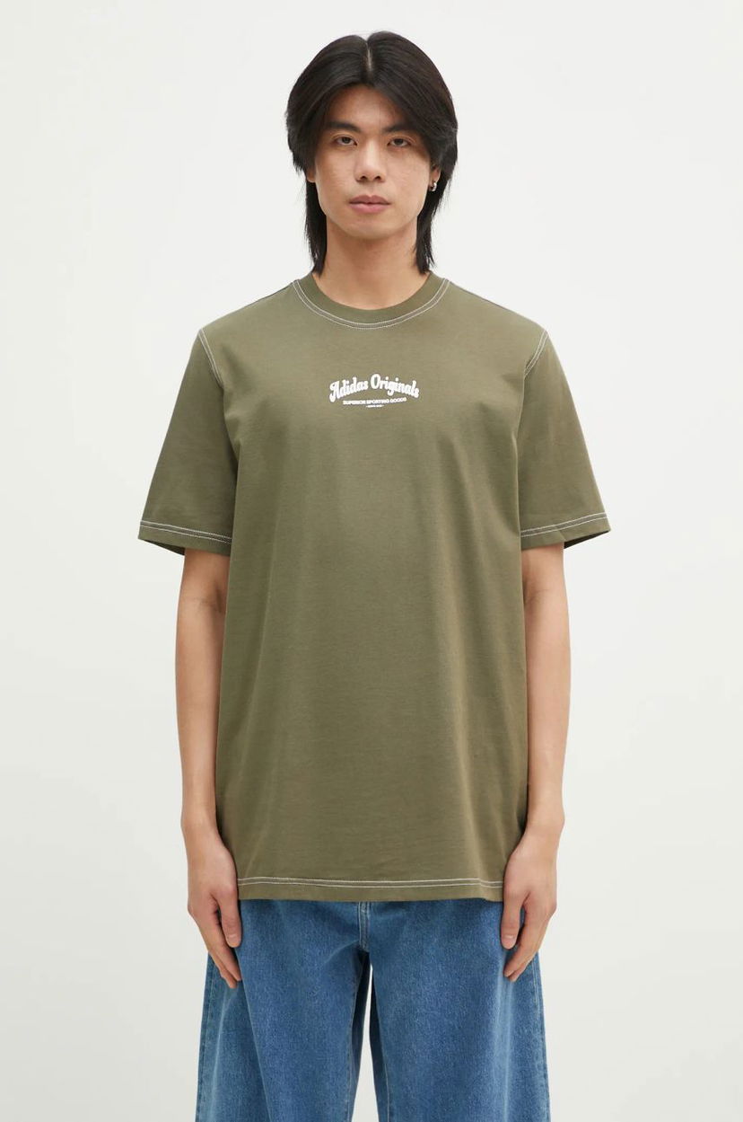Majica adidas Originals adidas Originals Wabash T-Shirt Zelena | JP4476