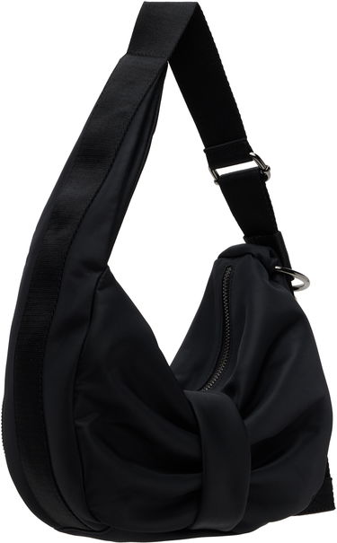 Torba za čez ramo Simone Rocha Simone Rocha Mini Pearl-Embellished Sling Bow Bag Črna | BAG198B 0761, 2