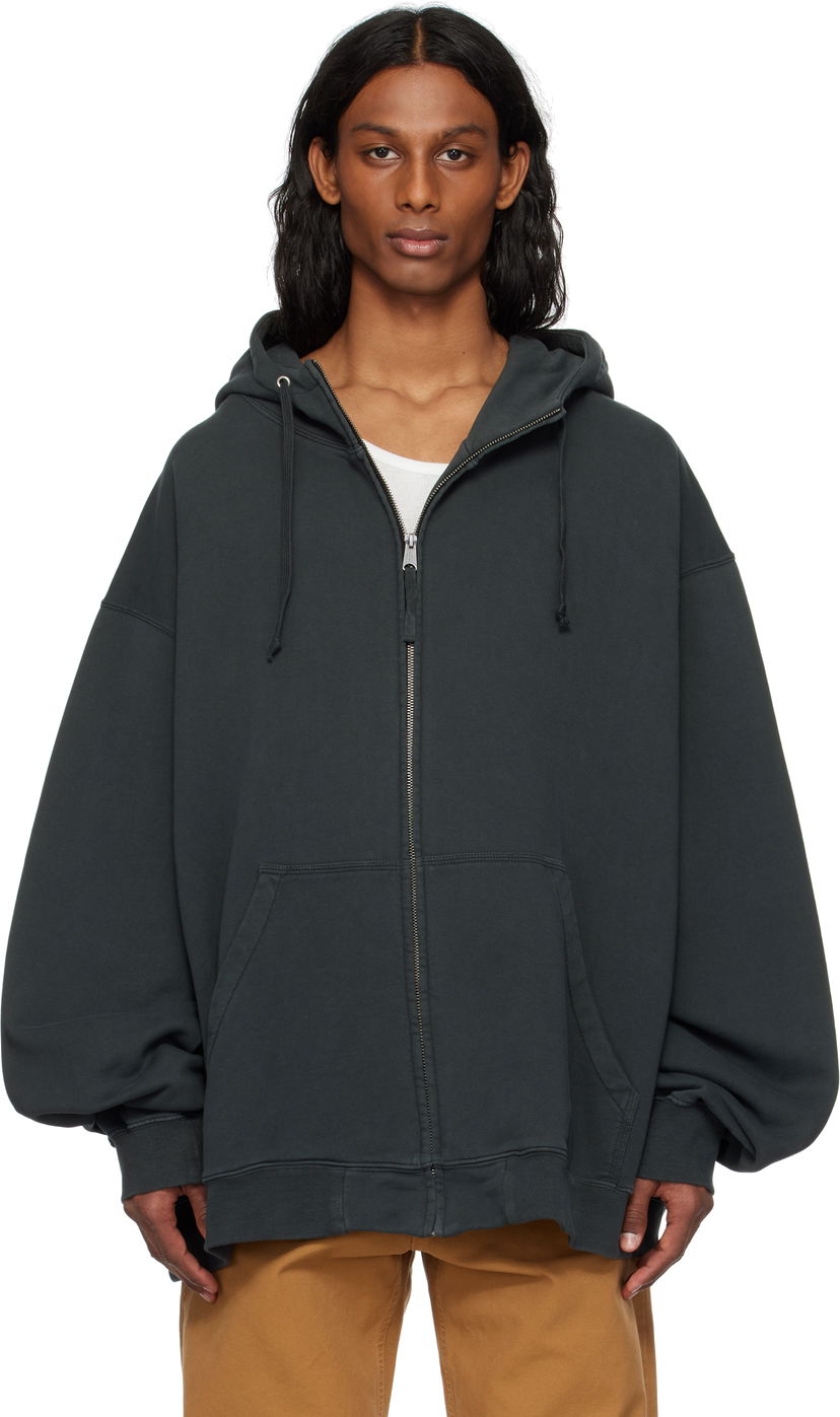 Pulover Maison Margiela Maison Margiela Numeric Zip-Up Hoodie Zelena | S50HG0049 M25017