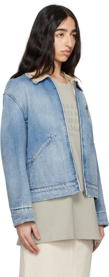 Jakna Maison Margiela Maison Margiela Sports Denim Jacket Modra | S50AM0636 S30383, 4