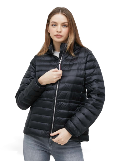 Puhovka Tommy Hilfiger Puffer Jacket Črna | WW0WW37264.PPYX