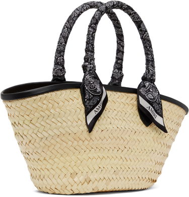 Torbica AMIRI AMIRI MA Raffia Micro Tote Roza | AWBGTO1002, 4