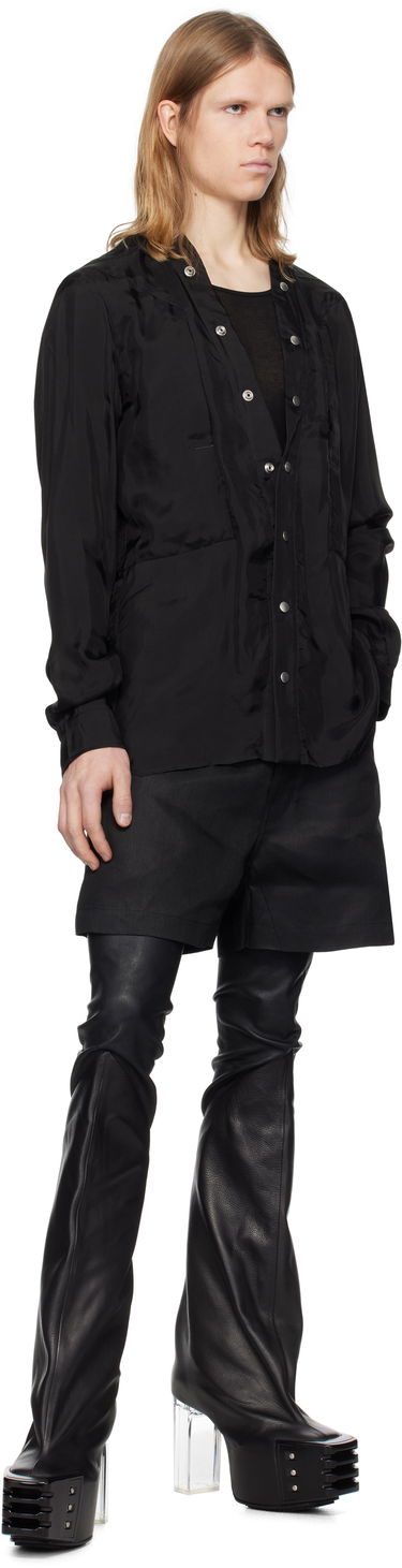 Kratke hlače Rick Owens Rick Owens Hollywood Geth Cutoff Shorts Črna | RU01E5373 TWL, 3